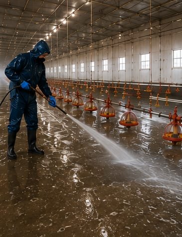 Poultry steps 4 rinse